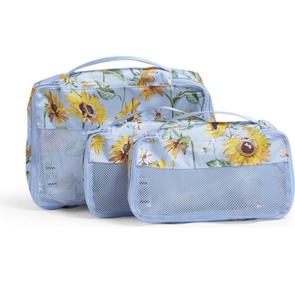 Vera Bradley Packing Cube Set, Sunflower